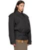 Mugler Mugler Gray Round Jacket - 2
