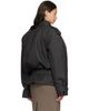 Mugler Mugler Gray Round Jacket - 3