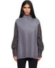 Mugler Mugler Gray 'Shirt Sleeves' Sweatshirt - 1