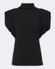 Mugler Mugler High-neck wool-blend top - 1