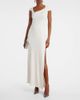 Mugler Mugler Hooded asymmetric jersey gown - 2