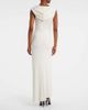 Mugler Mugler Hooded asymmetric jersey gown - 3