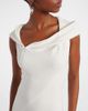 Mugler Mugler Hooded asymmetric jersey gown - 4