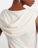 Mugler Mugler Hooded asymmetric jersey gown - 6