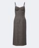 Mugler Mugler Houndstooth wool midi dress - 1