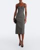 Mugler Mugler Houndstooth wool midi dress - 2