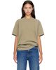 Mugler Mugler Khaki Short Sleeves Logo T-shirt - 1