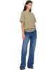 Mugler Mugler Khaki Short Sleeves Logo T-shirt - 4