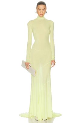 Mugler Mugler Long Sleeve Gown