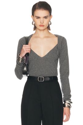 Mugler Mugler Long Sleeve Knit Sweater