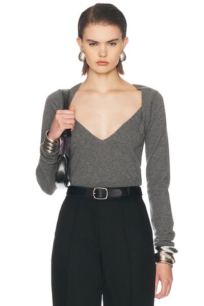 Mugler Mugler Long Sleeve Knit Sweater