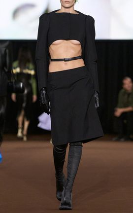 MUGLER MUGLER LowRise KneeLength Pencil Skirt