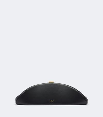 Mugler Mugler Lua leather clutch