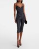 Mugler Mugler Mesh-trimmed denim corset - 2
