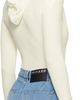 Mugler Mugler Off-White Hooded V-Neck Bodysuit - 3