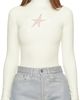 Mugler Mugler Off-White Thick Lycra Turtleneck - 1