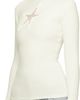 Mugler Mugler Off-White Thick Lycra Turtleneck - 4