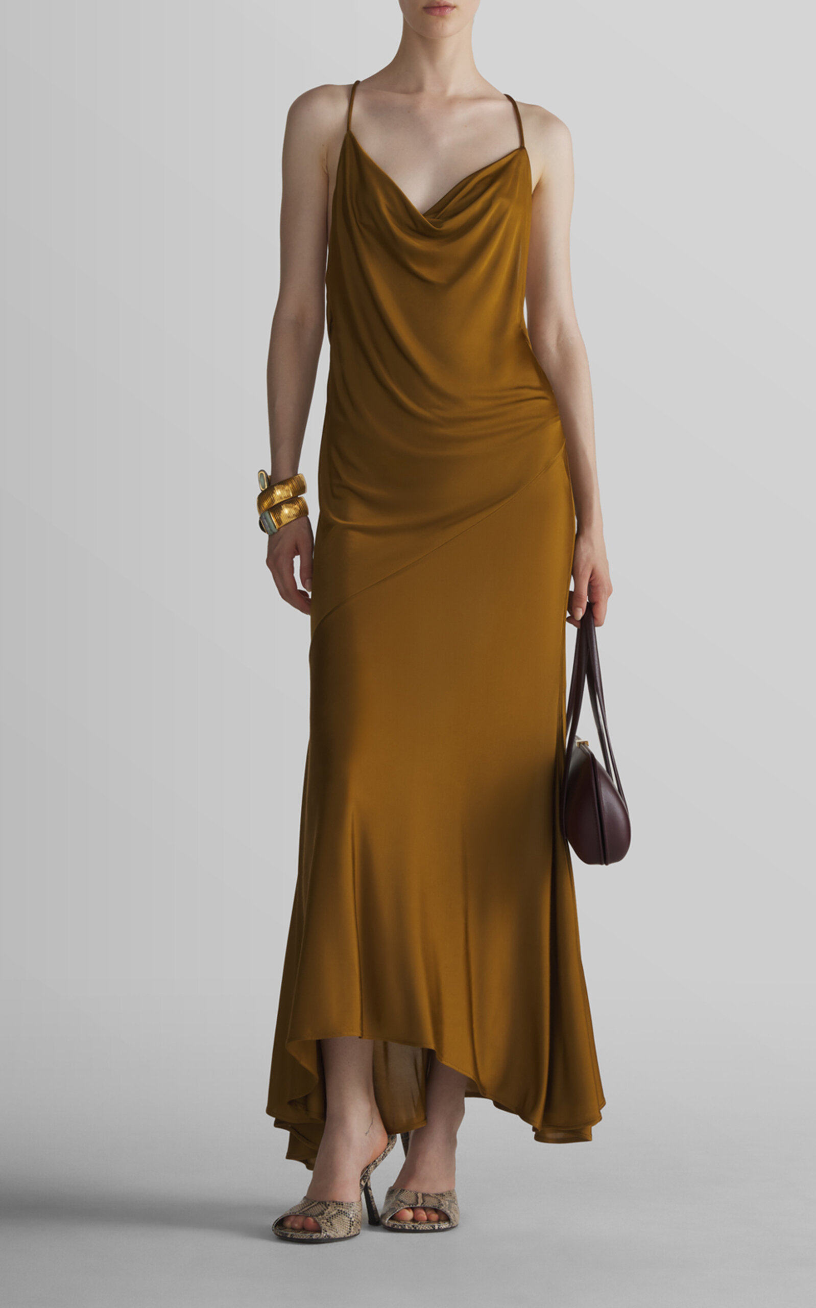 MUGLER MUGLER OpenBack Maxi Dress