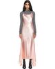 Mugler Mugler Pink Floating Midi Dress - 1