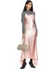 Mugler Mugler Pink Floating Midi Dress - 5