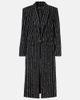 Mugler Mugler Pinstripe wool-blend coat - 1