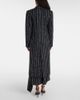 Mugler Mugler Pinstripe wool-blend coat - 3