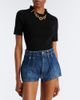 Mugler Mugler Pleated denim shorts - 3