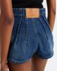 Mugler Mugler Pleated denim shorts - 5