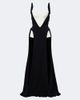 Mugler Mugler re/edit Jeu de Paume crÃªpe gown - 1