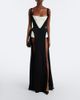 Mugler Mugler re/edit Jeu de Paume crÃªpe gown - 2