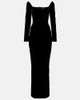 Mugler Mugler re/edit Les MÃ©duses velvet corset gown - 1