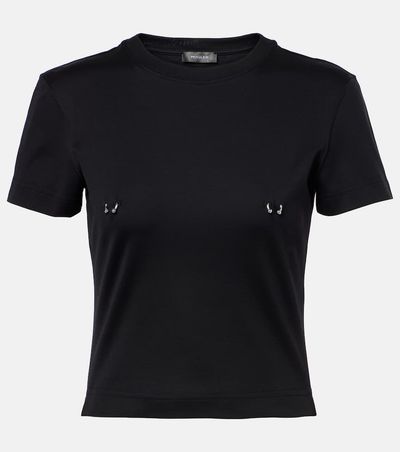 Mugler Mugler Ruched cotton top