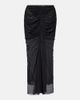 Mugler Mugler Ruched maxi skirt - 1