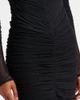 Mugler Mugler Ruched maxi skirt - 4