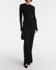Mugler Mugler Ruched open-back mesh gown - 2