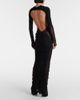 Mugler Mugler Ruched open-back mesh gown - 3