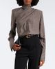 Mugler Mugler Scarf-detail blouse - 2