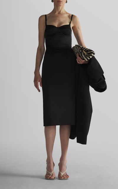 MUGLER MUGLER Sleeveless Midi Dress