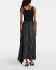 Mugler Mugler Striped asymmetric maxi skirt - 3