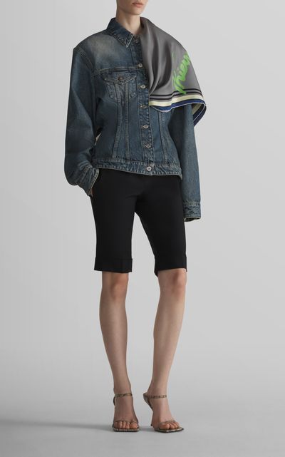 MUGLER MUGLER Tailored TropicalWool KneeLength Shorts