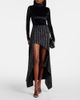 Mugler Mugler Turtleneck velvet bodysuit - 2