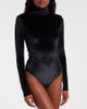 Mugler Mugler Turtleneck velvet bodysuit - 3