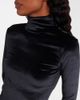 Mugler Mugler Turtleneck velvet bodysuit - 5
