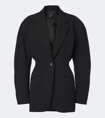 Mugler Mugler Virgin wool grain de poudre blazer