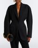 Mugler Mugler Virgin wool grain de poudre blazer - 2
