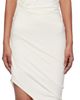Mugler Mugler White Draped Pierced Day Minidress - 1
