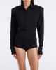 Mugler Mugler Wool-blend polo sweater - 3