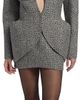 Mugler Women's Jupe Curved-Hem Miniskirt - 3
