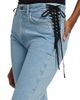 Mugler Women's Lace-Up Mid-Rise Slim Jeans - 6