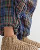 MUK LUKS Cuffed Sweater Knit Ballerina Slipper Socks 2-Pack - 1